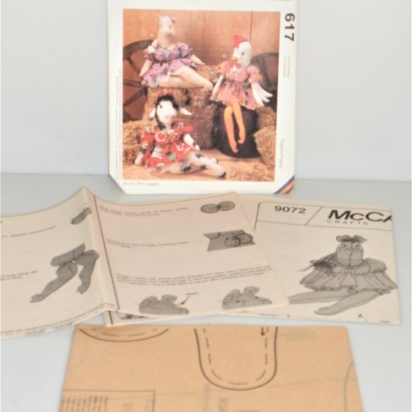 PTN 1997 McCall's Crafts STRAW STOCKINGS  McCall's Pattern #617 Sewing… - Picture 1 of 3